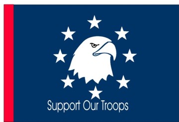 support our troops flag